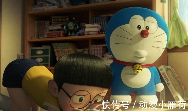 大雄|哆啦A梦:二十年后,大雄娶了静香,看到小夫娶的:抱歉打扰了!