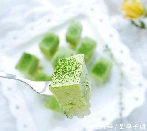 抹茶西米糕,巨好吃Q弹清凉的神仙甜品!免蒸免烤一次就能成功