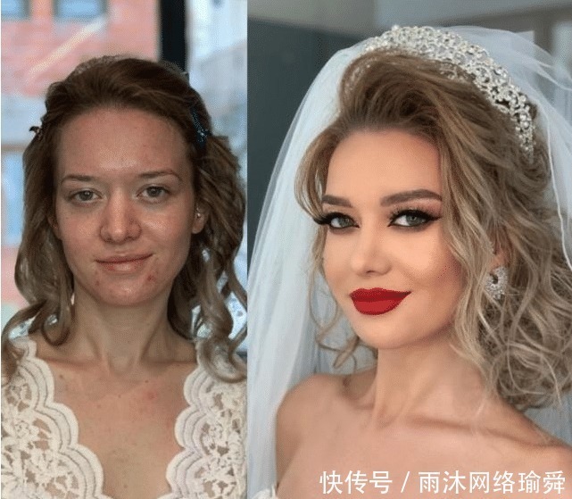 欧美妆才是真的“邪术”吧？化妆前后对比，大妈变迪士尼公主！