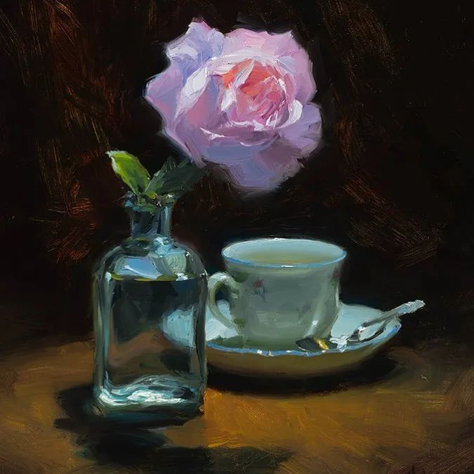 ·沃利戈夫|弗拉基米尔·沃利戈夫 的笔下，夏日繁花，娇媚女子，岁月静好