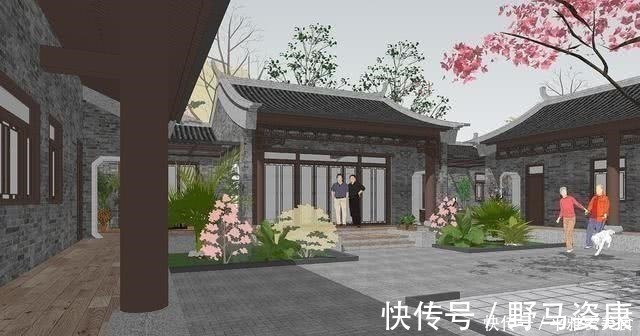 游廊!他花了69万,在村里建造了一座四合院,完工后,邻居都羡慕了