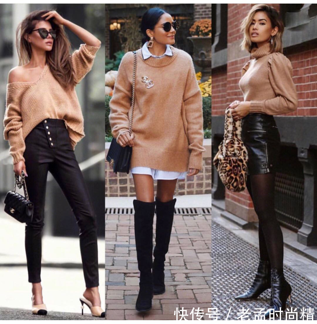 秋冬 换季穿衣太纠结?可盐可甜的秋冬穿搭,颜色搭配很值得借鉴