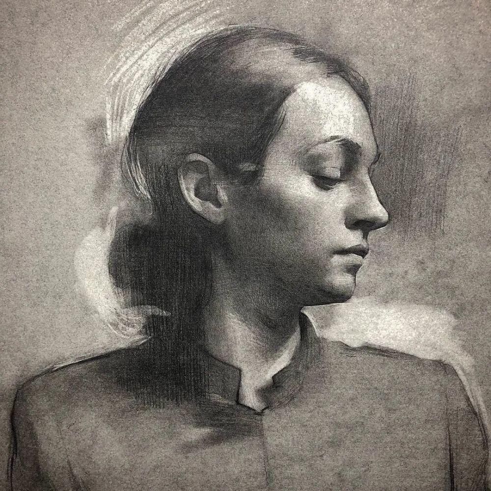 调子|很硬核，一张素描500万网友围观，绝美线条让你欲罢不能，看一百遍都不腻！