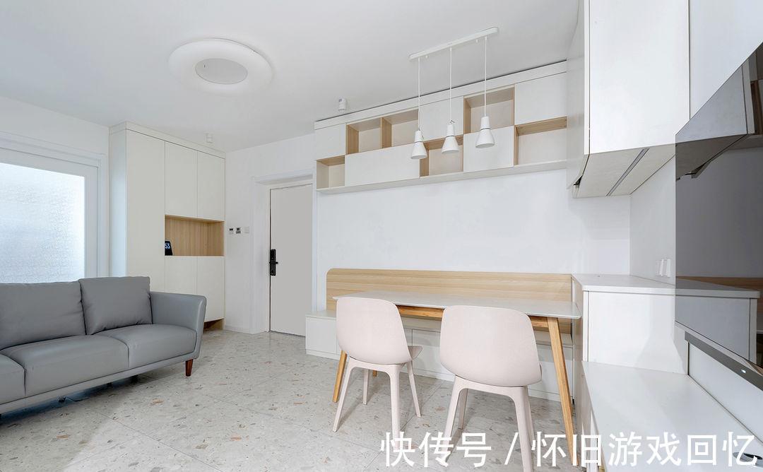 居室|家里来人了,小两口把70㎡两房改成三居室,最终住下5口人