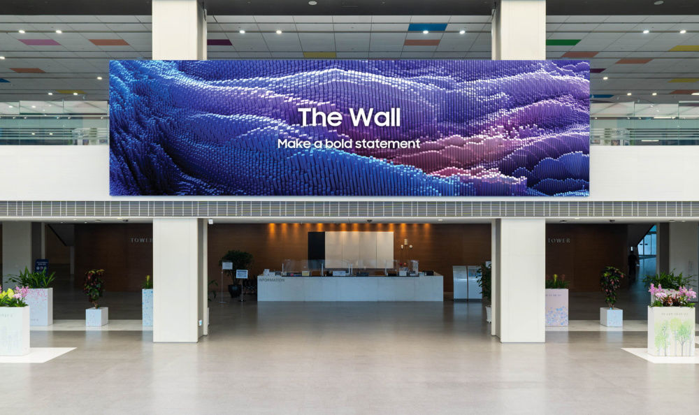 the|三星发布 1000 英寸 The Wall 显示屏：高达 16K 分辨率