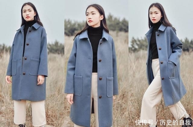 慢慢|穿上了长大衣+阔腿裤,你会慢慢发现这样的搭配有多美!