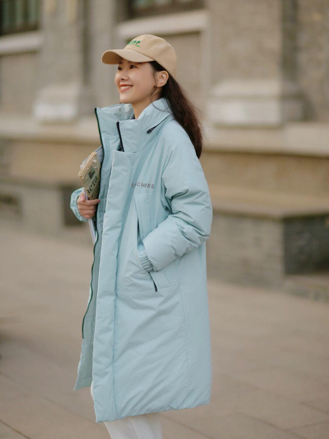 白色 真正优雅的“羽绒服”从不臃肿,保暖又高级,教你穿出高挑感