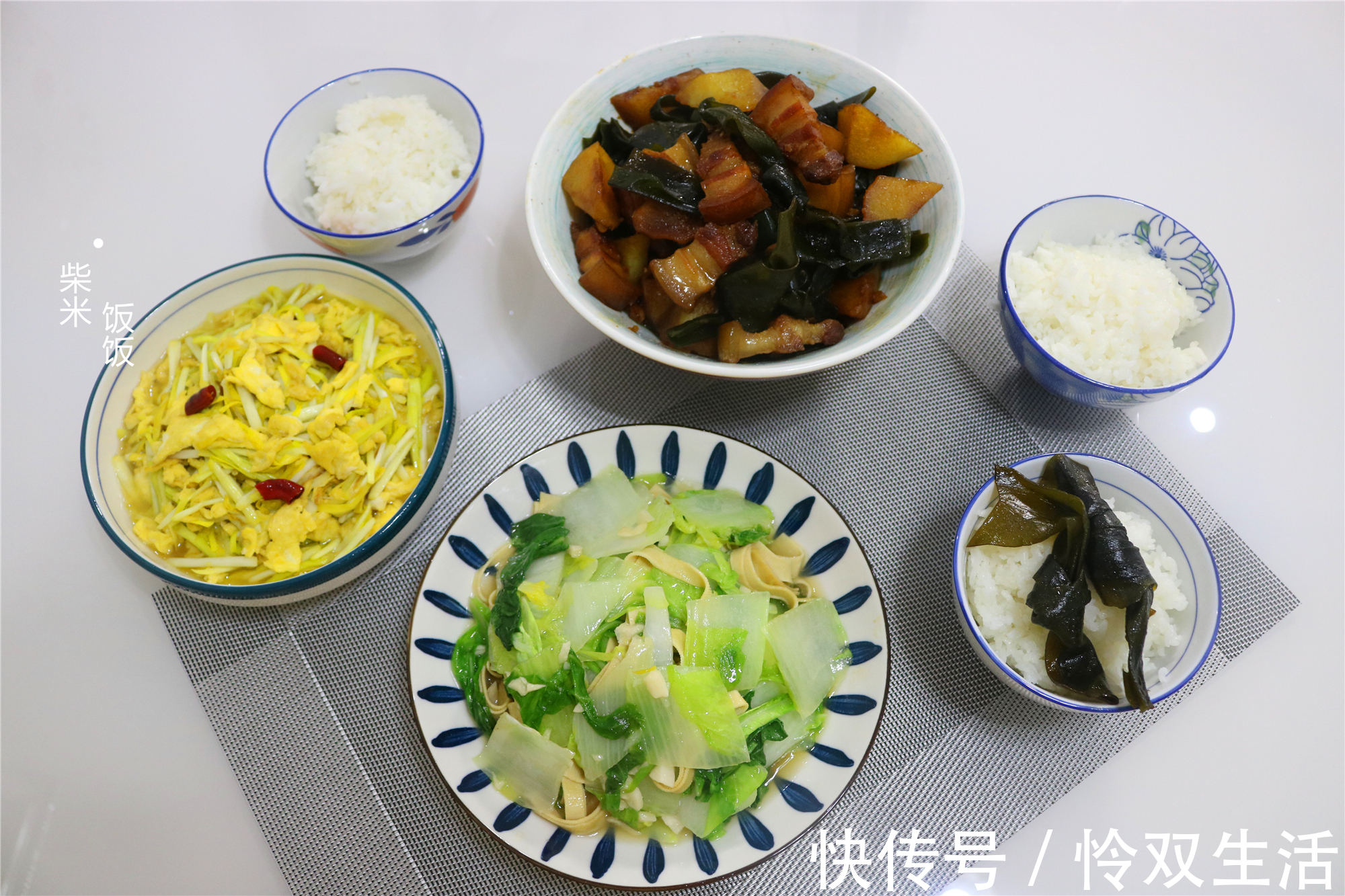 蒜黄炒鸡蛋|我家6天晚餐分享,家常饭菜,温暖又好吃,这样的搭配你喜欢吗