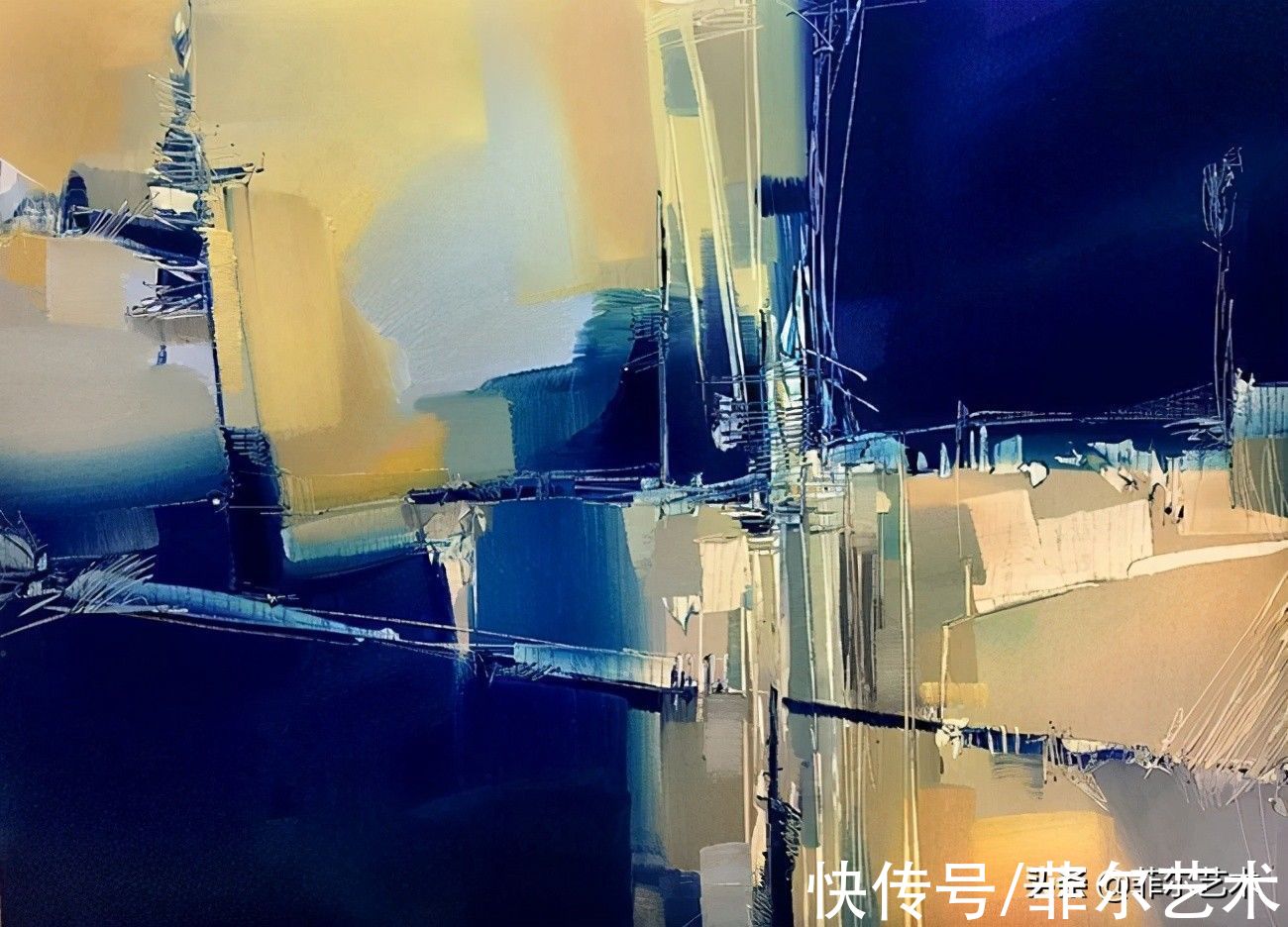 mich美国画家迈克尔风景油画作品用色大胆、明亮,传达出一种乐观精神