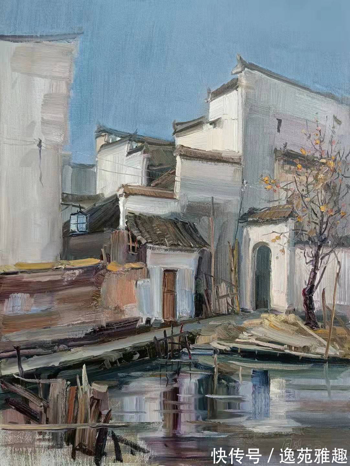 婺源#「写生作品」细品人间风景,把日子过得活色生香,孙同明作品欣赏