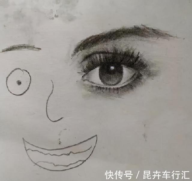 局部#有一种“敷衍”,叫美术生的考试时间还剩5分钟