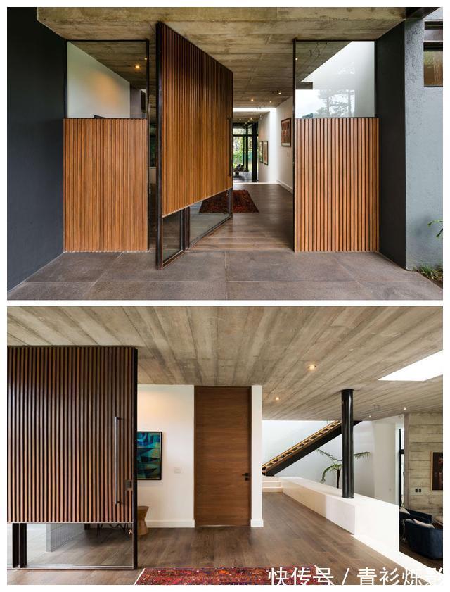 天花板|现代别墅装修设计,回归自然的林中别墅,也许这就是最后的归宿