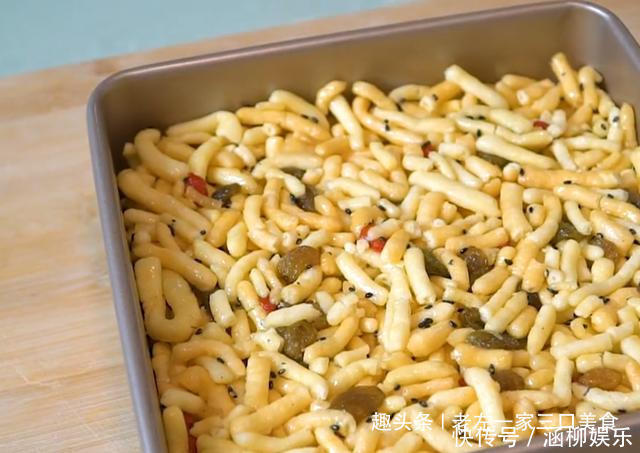 沙琪玛在家这样做,香而不腻、脆而不粘,孩子大人抢着吃