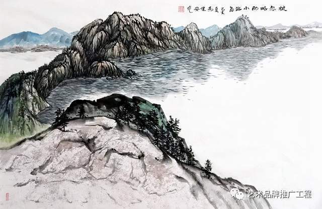 艺术!冯健安---当代杰出书画名家作品展