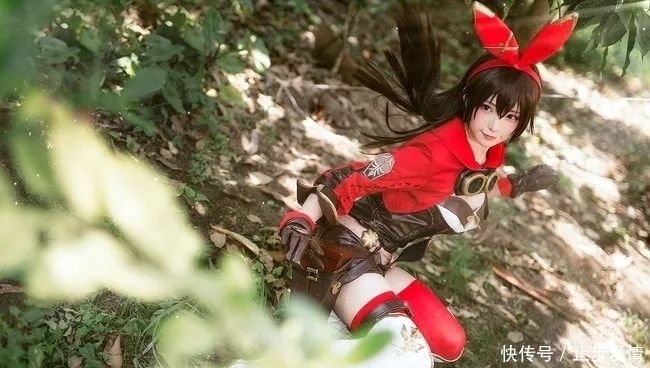 原神|原神安柏cosplay，骑士怎么可以这么可爱！