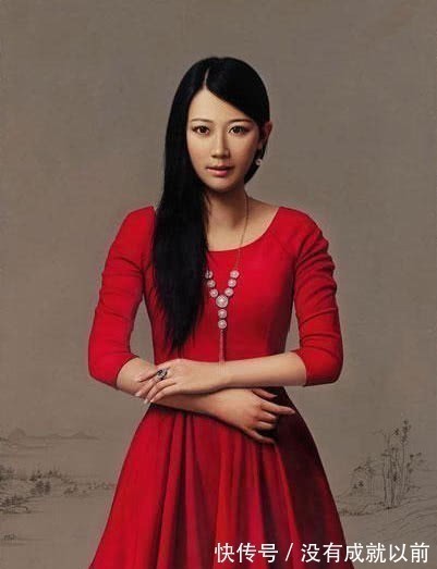 冷军大师$他画了一个长发美人，卖了207万，放大十倍后，网友：这不是画