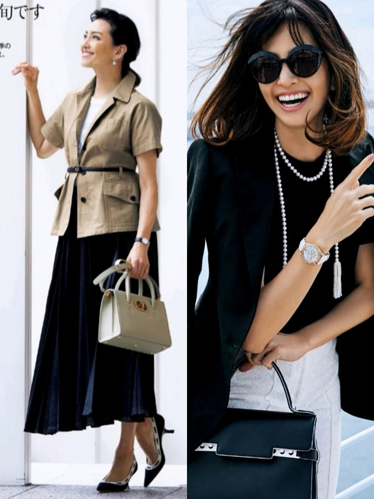 tips|40+女人穿衣要注重材质,学日本博主的简约高级穿搭,衣服不用多