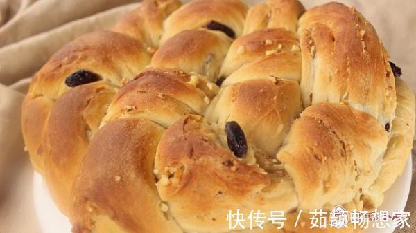 胚乳|自制花式核桃面包,了解面粉一点知识,能提高制作面食的成功率