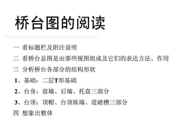 把桥台结构图画成这样，就不信你还看不明白！