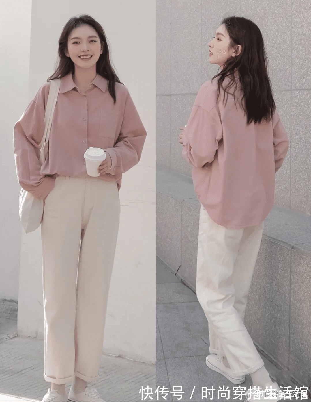 tips 真正会穿的女人,秋天?怎么能少了一条白裤子,时髦高级又显瘦