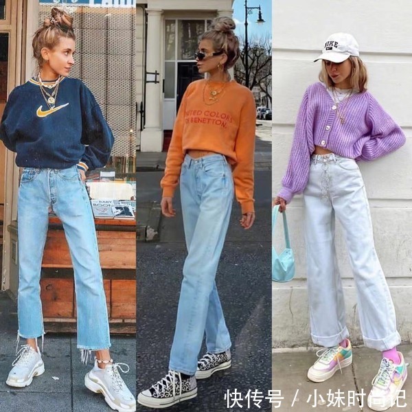 春天“上短下长”搭配法火了!短上衣+长裤,显高显腿长