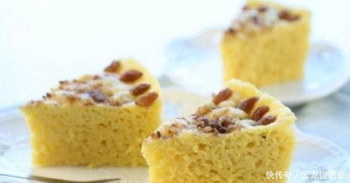 玉米面不要只会蒸窝窝头吃,做成这种发糕,孩子也都喜欢吃