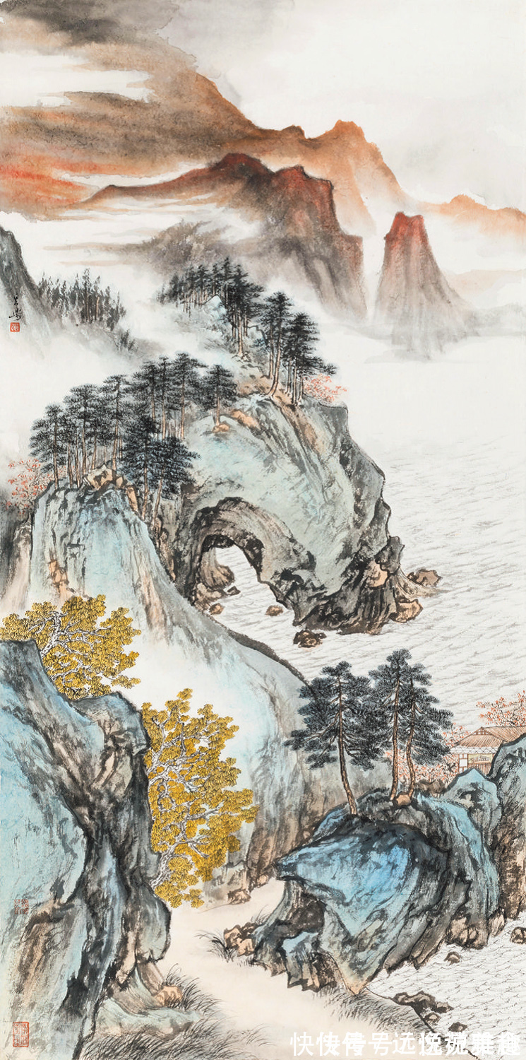 中国国画家协会&【画作欣赏】走进温暖,与美好同行!画家周其乐作品欣赏