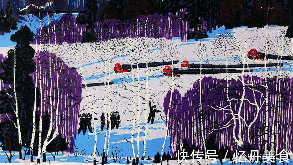 母与子@杜鸿年,我国著名的版画家,北大荒版画三大创始人之一