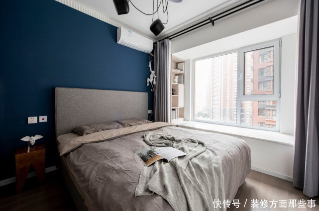 北欧元素|92㎡的混搭新房设计,居然将原来衣帽间改造为可临时待客的书房