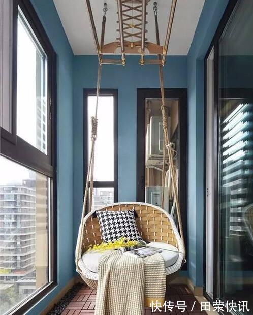 洗衣机|家里只有一个阳台怎么装给你5种精美设计，秒变全屋颜值担当