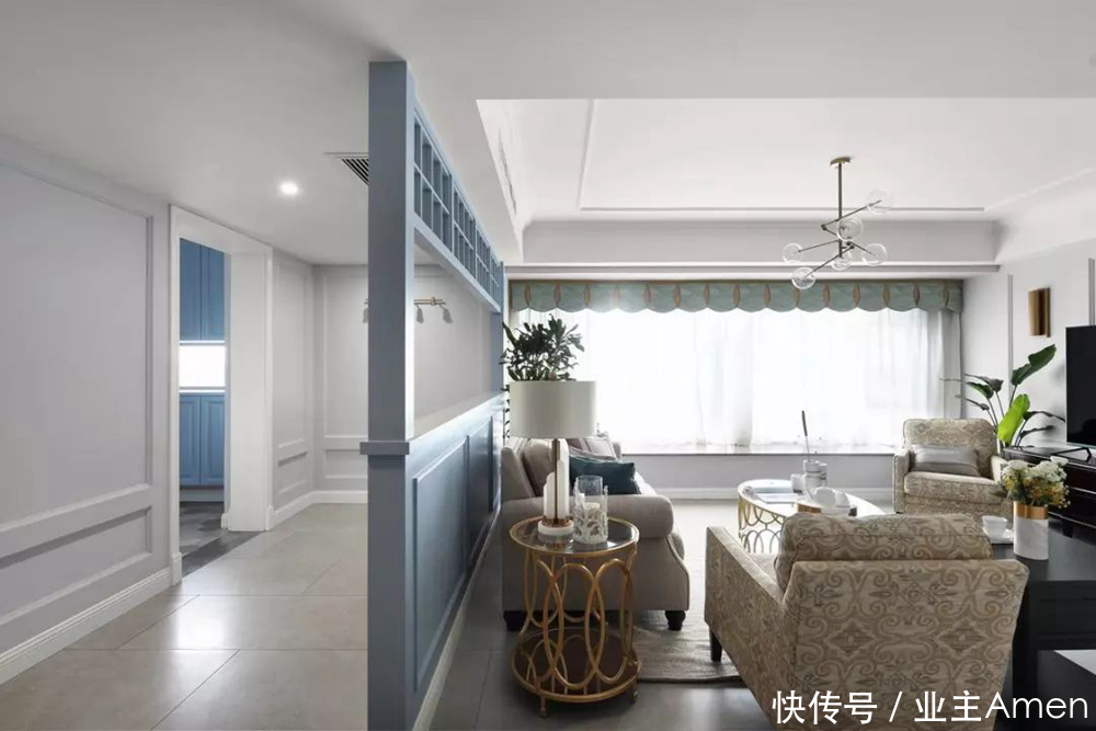 轻奢风格|大房型想设计美式轻奢风格,187平的大平层这样设计,优雅高品质
