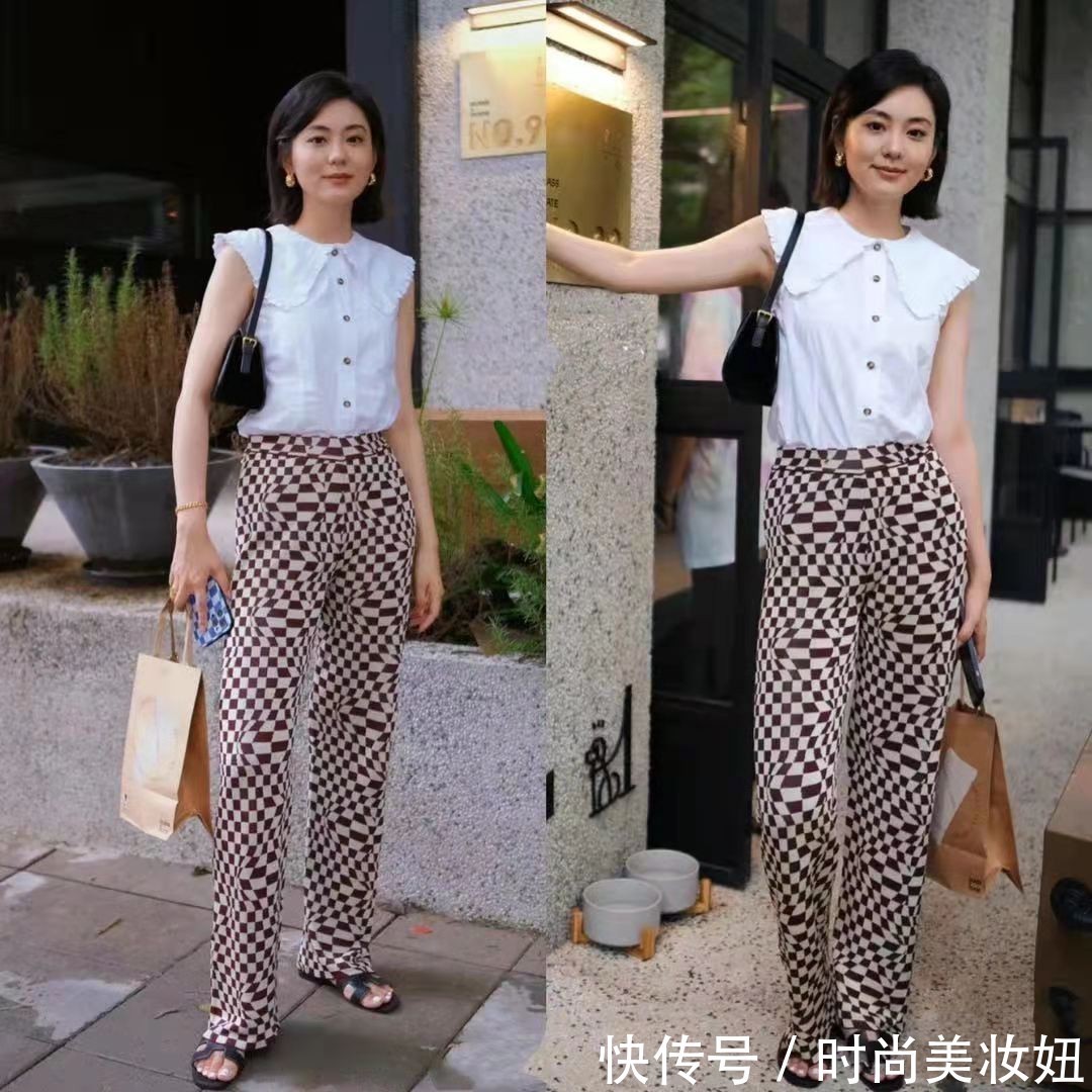 风采|40岁女人穿衣要显“气质”,极简穿搭高级大气,简单好学还舒适