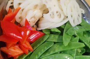 健康菜谱，荷兰豆炒藕片，简单美味营养，吃不够，超下饭