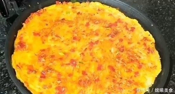 10分钟搞定早餐饼，不和面不揉面，营养美味，老人小孩都爱吃