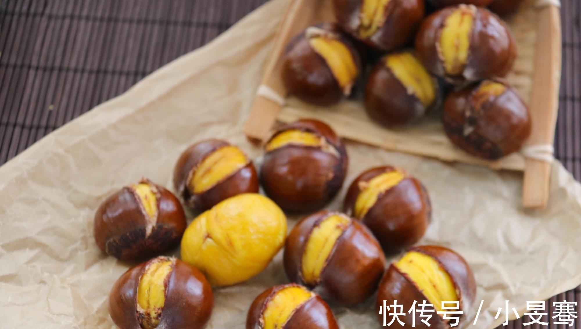 栗子|板栗别再用糖炒了，加点它粒粒香甜，低油少糖1口1个，又粉又糯