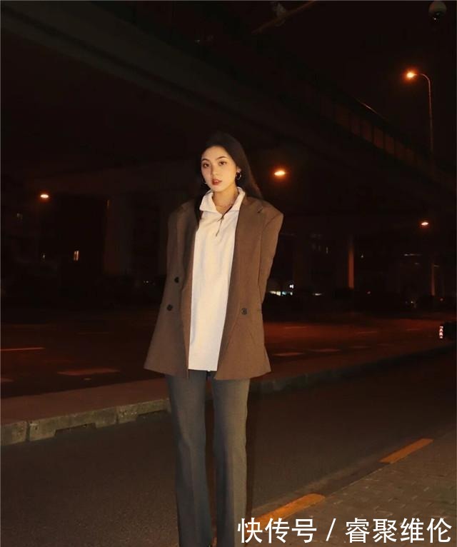 今春火了一种穿法,叫“西装+卫衣”,青春又时尚,小个子也适合