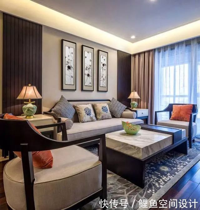 新中式|125㎡新中式,书香气息十足