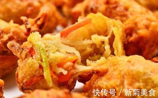 金黄|炸萝卜丸子，面粉淀粉都不用，多放这2样，金黄酥脆，凉了也不硬