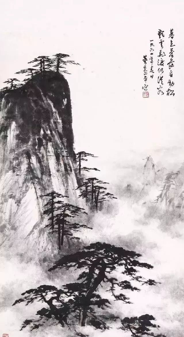 焦墨#董寿平：笔中有我也无我，任它造化安排中