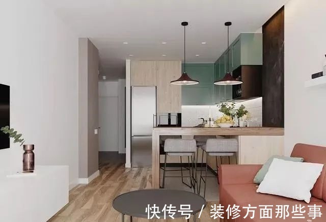 小户型|72平现代风小户型居然有小吧台设计，这就是理想之家