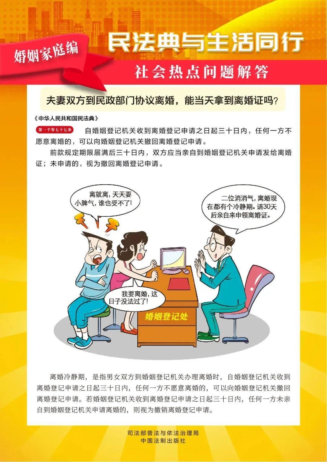 民法典漫画版来了 一看就懂 全网搜
