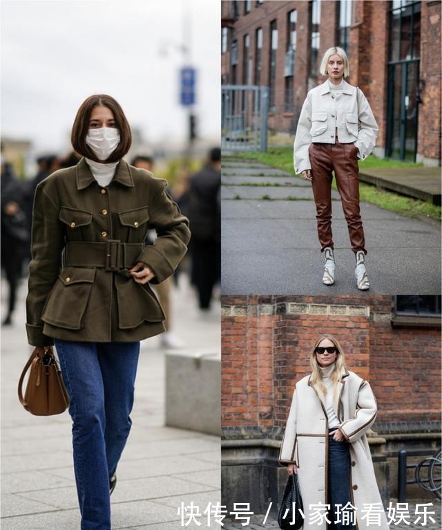 白色高领打底衫穿对了真不丑,叠穿了解一下,优雅新潮还精致