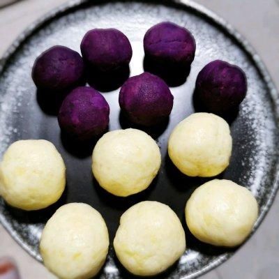 仿蛋黄酥 创意土豆沙拉球#一起土豆沙拉吧#