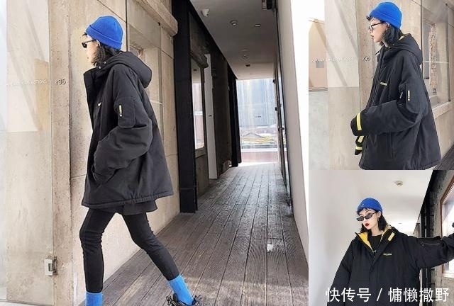 裤子|黑色羽绒服+黑色裤子,是冬季最显瘦最时髦的搭配!