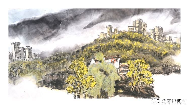 陕西#大美山河在巫溪——陕西当代国画艺术研究院赴重庆巫溪写生