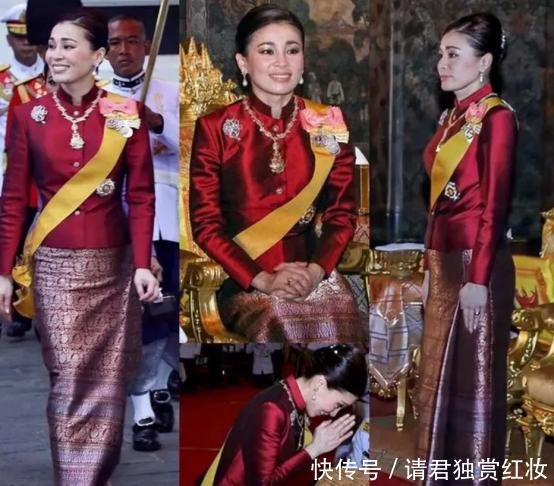 盘发|苏提达真大气,接待总理用钻石装饰发型,有钱就是任性!