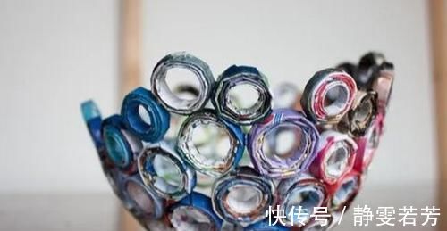 变废为宝用废纸做纸篮子，送给孩子做收纳，纸艺手工附3款教程