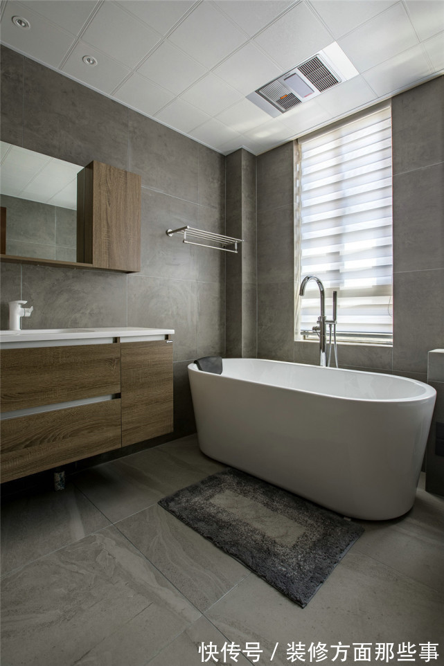 卫生间|114平惊艳三居室,有自己的小个性