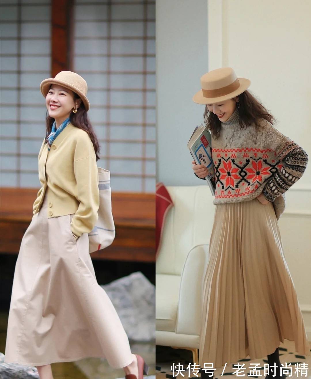 百搭|“针织衫”是40+女性的气质单品,春天穿,即有风度又有温度