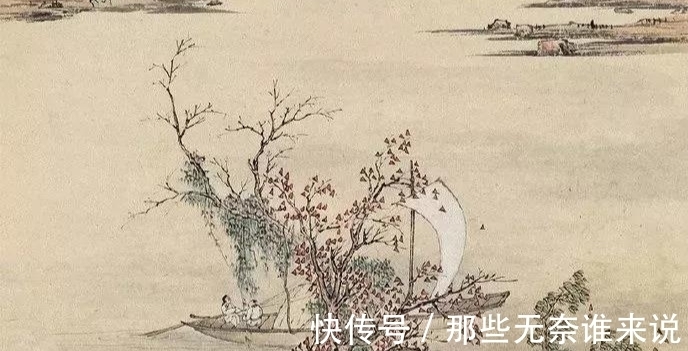 项氏@大收藏家项元汴之孙项圣谟,因国破转变画风,用朱色怀念明王朝